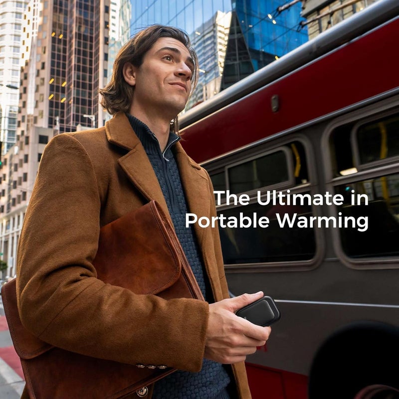 OCOOPA Magnetic Rechargeable Hand Warmers 2 Pack, Card-Style Electric AI Hand Warmers 5000mAh, Pocket Portable Hands Heater, UL Certified, for Men Women, Hunting Essentials, UT4 Young - Image 5